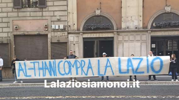 Al Thani a Roma tra visite di stato e piacere. E i tifosi della Lazio... FOTO&VIDEO