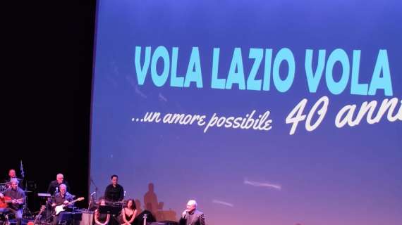 "Vola Lazio Vola" compie 40 anni: serata di Gala all'Auditorium - FOTO&VIDEO