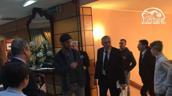 Parolo, Cataldi e Guerrieri presenti alla cena col "Lazio Club Quirinale" - FOTO 