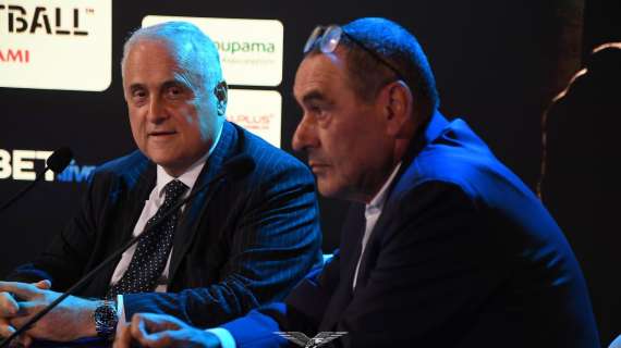 Lazio, Sarri: "Normale che i tifosi si incazzino, ma sono sempre qui"
