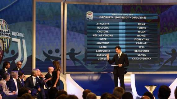 Serie A, sorteggio del calendario: ecco quando e dove ci sarà
