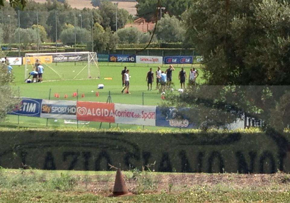 FORMELLO - Breve seduta prima della partenza per Siena... Cana ancora fermo