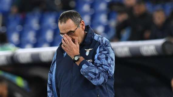Lazio, Sarri: "Domani bisogna vincere. Fa un po' rabbia..."