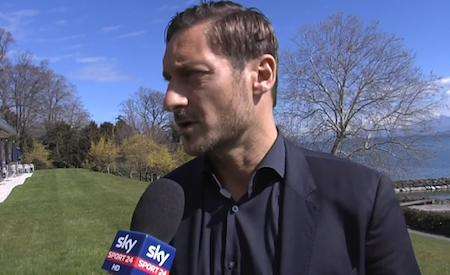 Europa League, Totti: "Spero che la Lazio vada più avanti possibile"