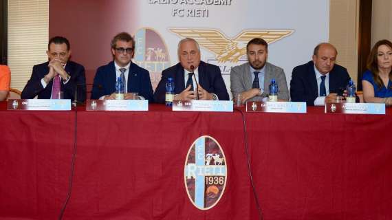 Lazio, il progetto Academy parte da Rieti: il comunicato stampa
