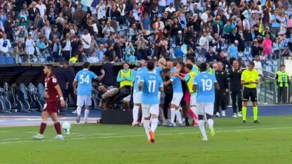 Lazio - Torino, Cancellieri da urlo e la squadra corre da lui: il momento dell'esultanza - VIDEO