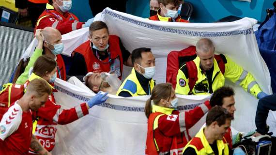 Euro 2020, le prime pagine dei quotidiani per Eriksen: “Miracolo all’Europeo”