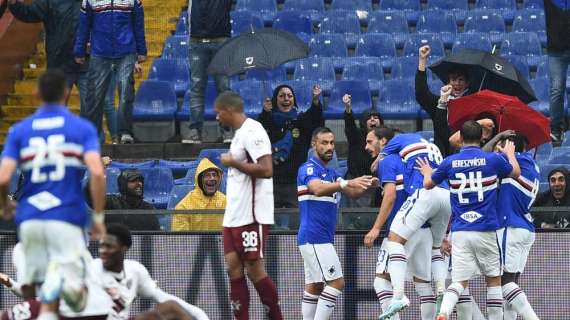 Serie A, la Roma passa sul Bologna al 94'. Prima vittoria Samp, Napoli ok