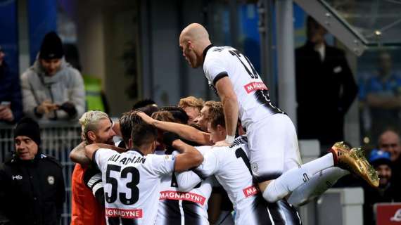 Serie A, parte male il Milan: trionfa l'Udinese alla Dacia Arena