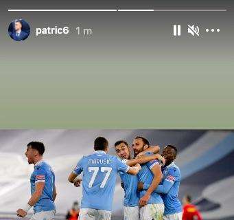 Lazio - Parma, Patric: "Siamo ai quarti di finale, bravi ragazzi" - FOTO