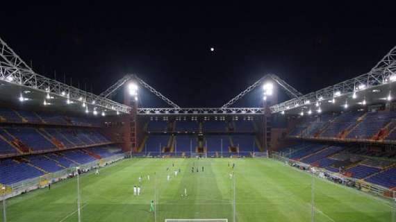 Sampdoria - Lazio, Marassi illuminato come non mai: più luci e meno posti
