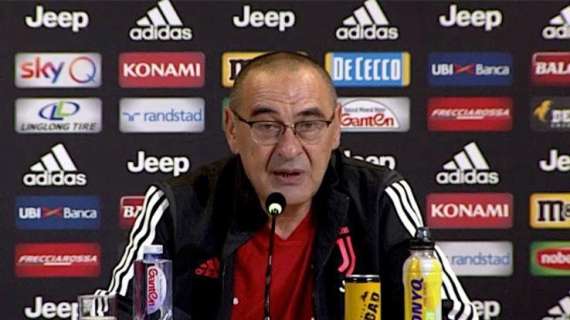 Juventus, Sarri: "Il nostro vantaggio non è sostanzioso. Su Atalanta - Lazio..."