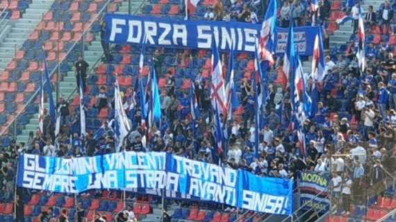 Bologna-Sampdoria, tutti per Mihajlovic: striscioni e volantini al Dall'Ara - FT