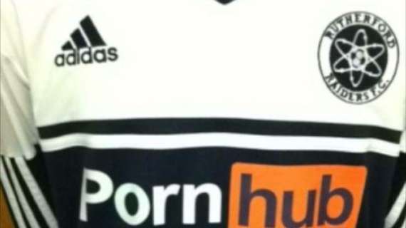 Inghilterra, PornHub sponsorizza le maglie dei Rutherford Raiders