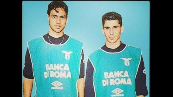 Nesta e Di Vaio scherzano su Twitter e ricordano gli esordi nella Lazio: "Bei tempi... e che ciuffetti!"