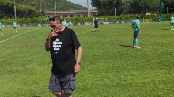 Lazio, Sarri torna in panchina: lavoro sul campo al clinic - FT&VD