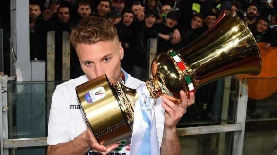 Lazio, Immobile ricorda i due trofei vinti in biancoceleste - FOTO