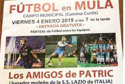 Lazio, Patric cuore d'oro: lo spagnolo organizza una partita di beneficenza a Mula - FOTO