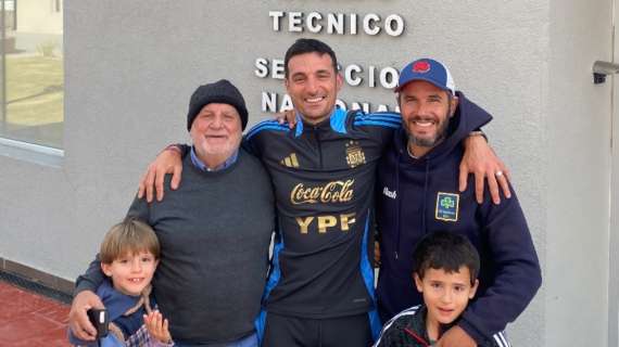 Ex Lazio | Il 'Tata' Gonzalez fa visita a Scaloni: lo scatto in Argentina - FOTO