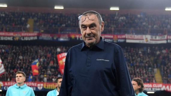 Lazio, Sarri a Dazn: "Felice di Basic. Dele-Bashiru? Non è una scelta tecnica"
