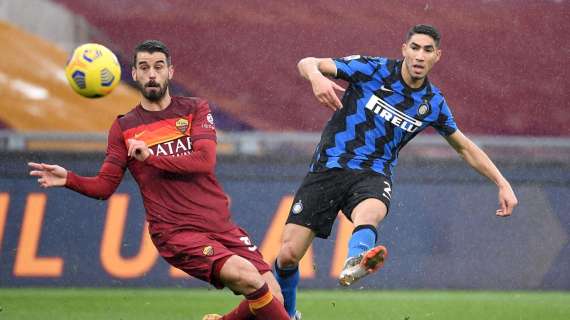 Serie A, pareggio rocambolesco tra Roma e Inter: giallorossi in rete nel finale