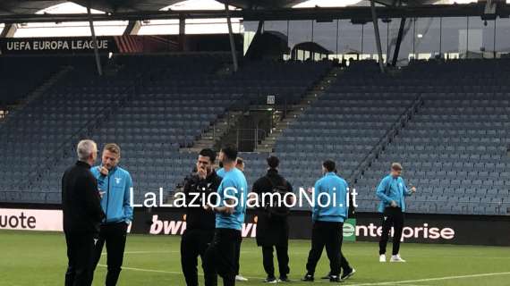 Sturm Graz - Lazio, il walkaround dei biancocelesti allo Stadion Graz Liebenau - FOTO & VIDEO