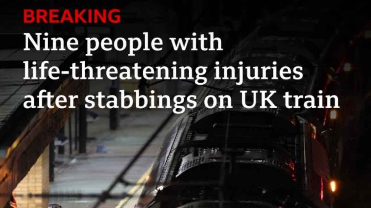 NEWS | Assalto con coltello sul treno: dieci passeggeri in ospedale