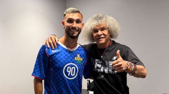 Lazio, Castellanos insieme a Valderrama: l'evento a Miami - FOTO