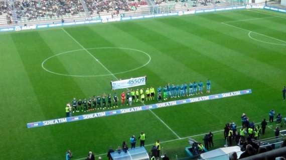 RIVIVI IL LIVE - Sassuolo-Lazio 0-3 (45' Felipe Anderson, 70' Klose, 77' Parolo)