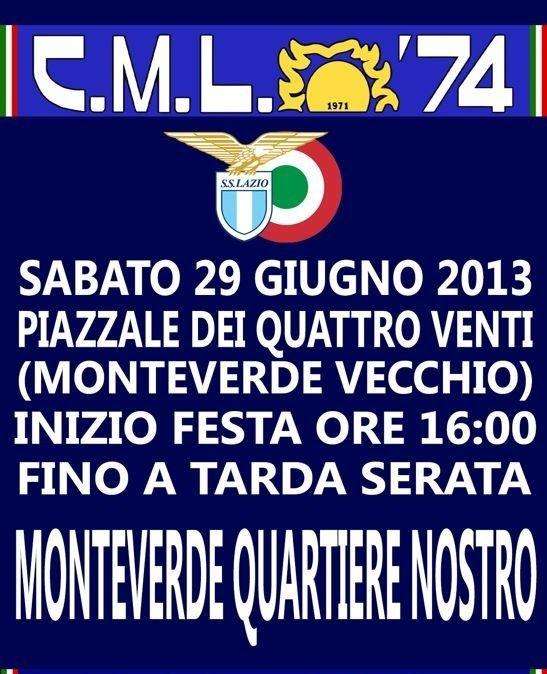 E' ancora Coppa Italia: il CML organizza una nuova festa per sabato 29 giugno