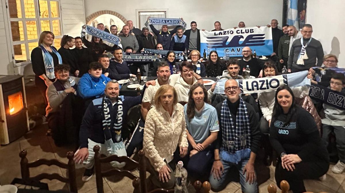 Lazio club Cave, la notte dei laziali