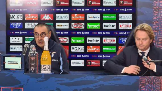 RIVIVI LA DIRETTA - Lazio, Sarri: "Abbiamo margini di crescita. Chiacchierata con società? Introduttiva"