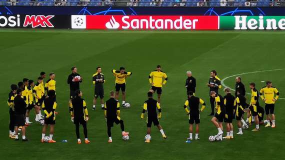Borussia Dortmund, sorrisi e scherzi: Favre guida la rifinitura all'Olimpico - FT&VD