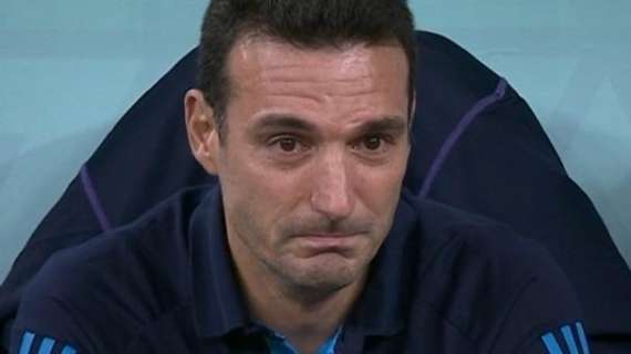 Mondiali Argentina | Scaloni non trattiene le lacrime: "Messi il migliore della storia"