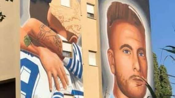 Lazio, ecco il secondo murales che celebra l'accesso alla finale di Coppa Italia - FOTO