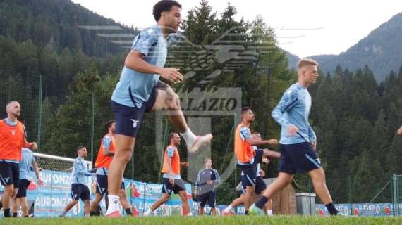 AURONZO GIORNO 17 - Lazio, Milinkovic decide la partitella. Intenso lavoro sui calci piazzati
