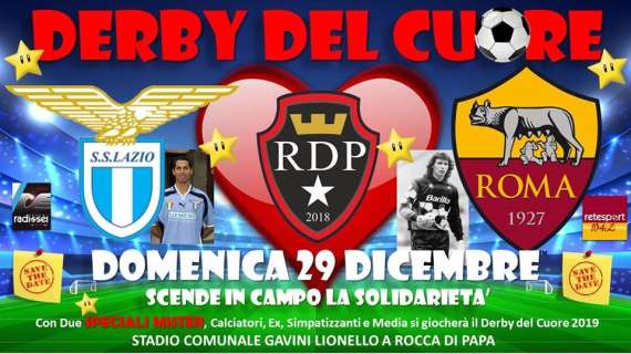 Lazio - Roma, derby del cuore a Rocca di Papa: le info sull'evento benefico