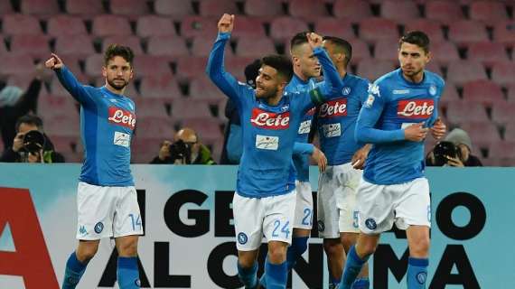 IL TABELLINO di Napoli-Lazio 4-1