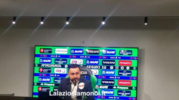 Sassuolo, il rammarico di De Zerbi: “Avremmo meritato di fare risultato…”