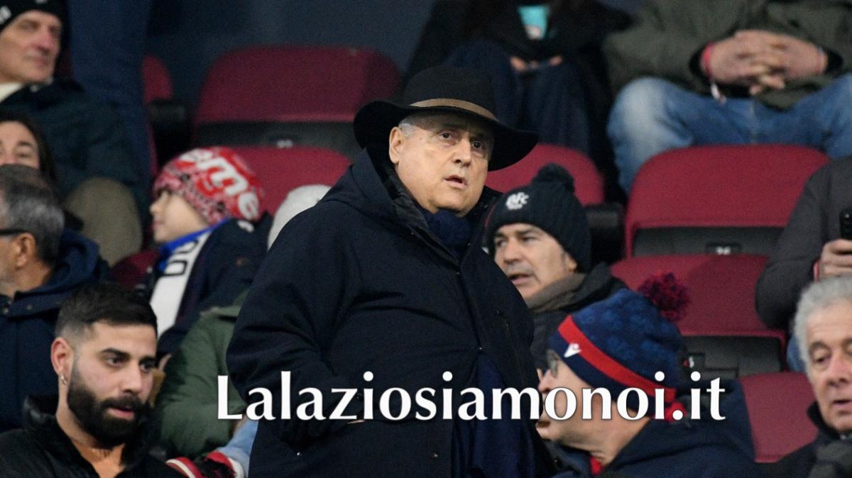 Lazio, Lotito in estasi dopo Bologna: il retroscena sul volo di ritorno