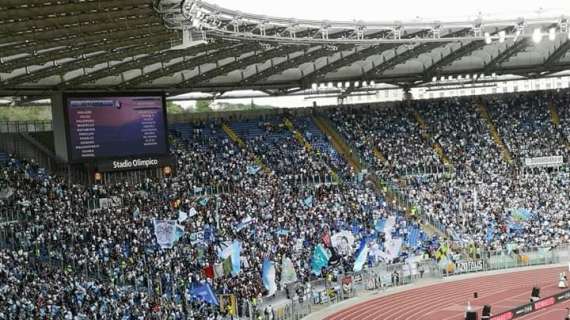 Lazio - Atalanta, la Curva Nord si colora di biancoceleste - FOTO