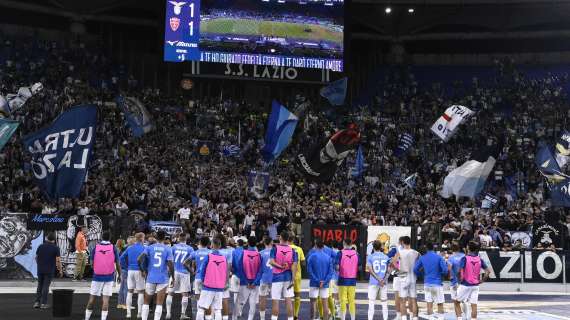 Lazio - Inter, sugli spalti non si molla mai: la Nord illumina l'Olimpico!