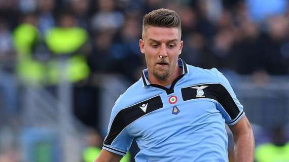 Lazio, Milinkovic ammira la scenografia: "Che spettacolo!" - FOTO