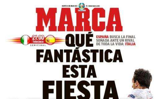 Italia-Spagna nel segno di Raffella Carrà, Marca le dedica la copertina - FOTO