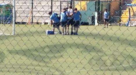 FORMELLO - Infortunio per Novaretti: accompagnato a spalla negli spogliatoi - FOTO&VIDEO