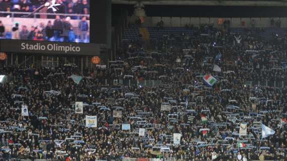Lazio - Torino, l’Olimpico si colora di biancoceleste: buona risposta da parte dei tifosi