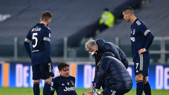 Juventus, il ginocchio non dà pace a Dybala: verso il forfait con la Lazio