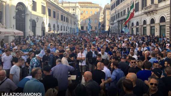 Protesta biancoceleste: oltre 5mila contro Lotito. E si è riparlato di barriere... - FOTO&VIDEO