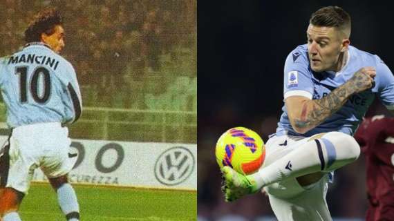 Lazio, Milinkovic dopo Mancini: l'arte si tinge sempre di biancoceleste