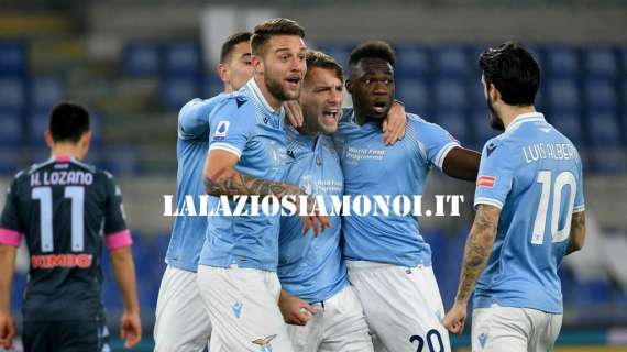 Napoli - Lazio, squadra in partenza verso la città partenopea - VIDEO
